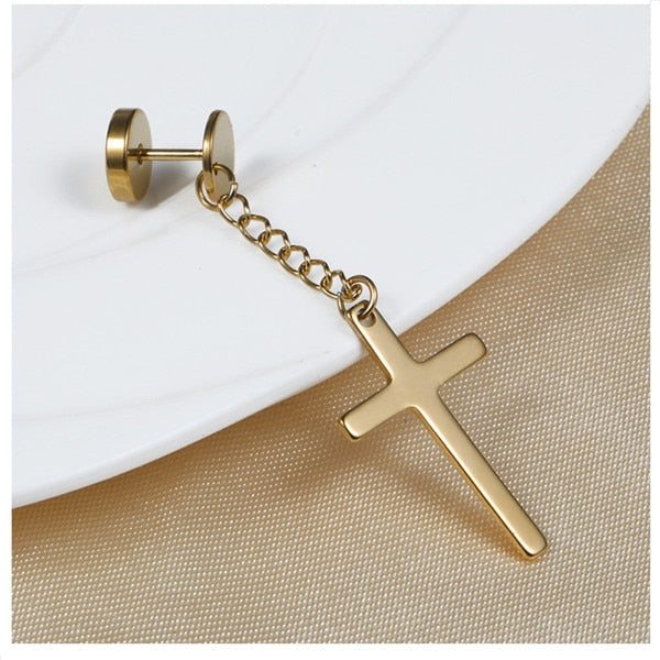 Punk Gothic Stainless Steel Stud Earring