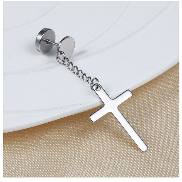 Punk Gothic Stainless Steel Stud Earring
