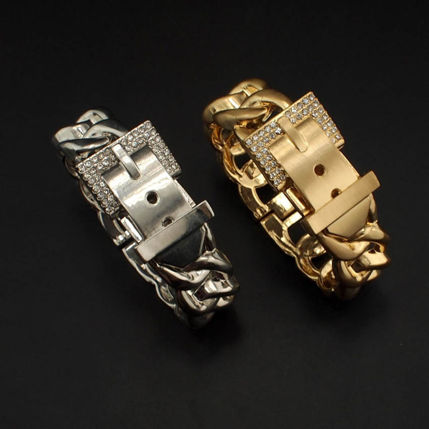 Classic Rhinestones Metal Bracelets For Women