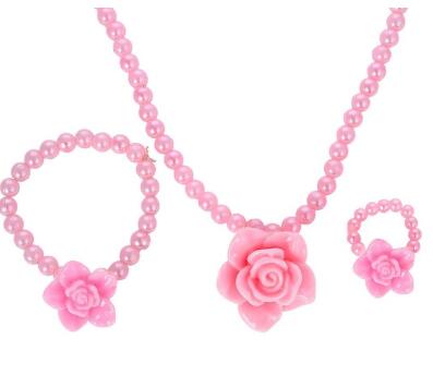 african bridal gold color necklace earrings Ring  jewellery set