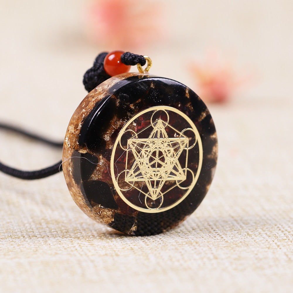 Orgonite Aura  -Amulet Necklace