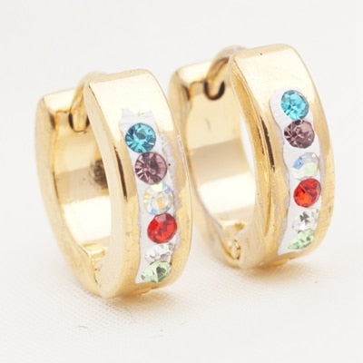 32 Pairs Different Style Small Circle Hoop Earrings