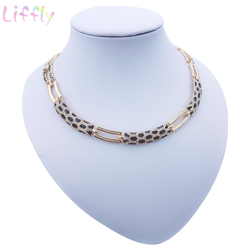 Luxury Bridal Nigerian Wedding African Beads Jewelry Set