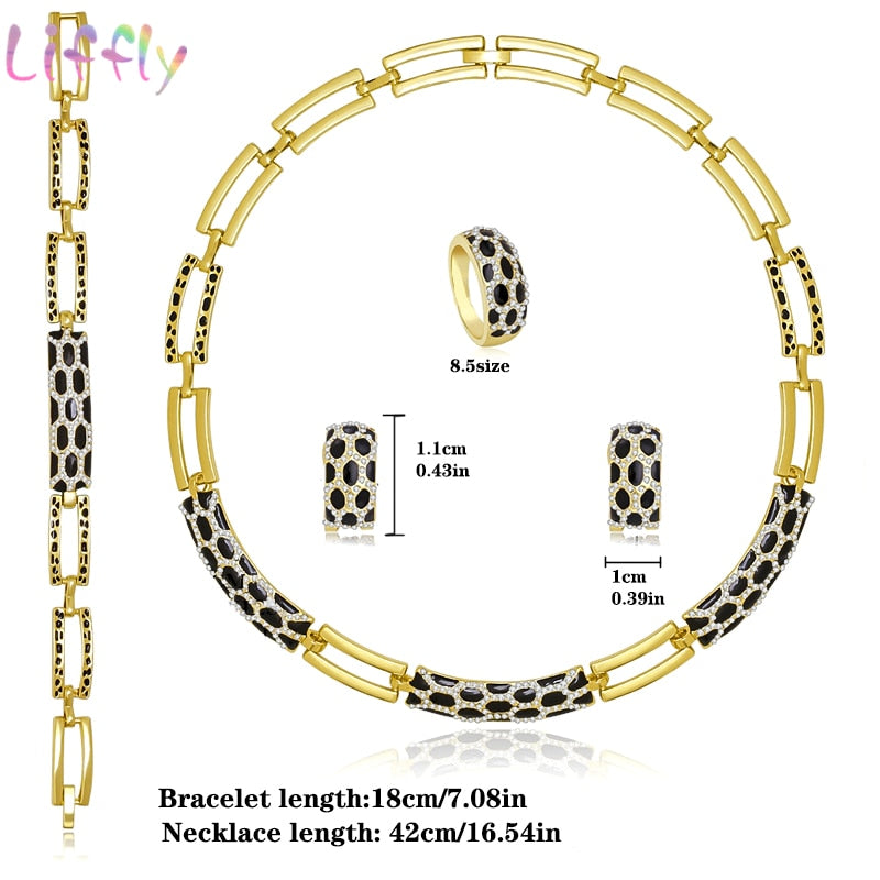 Luxury Bridal Nigerian Wedding African Beads Jewelry Set