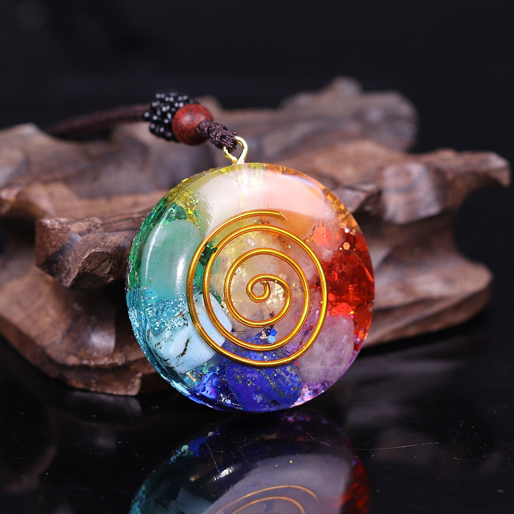 Orgonite  enhancing Crystal necklace