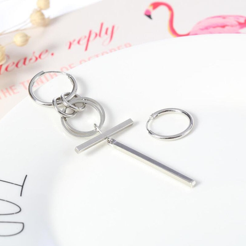 Korean Fashion Style Punk Bangtnn Boys Earrings
