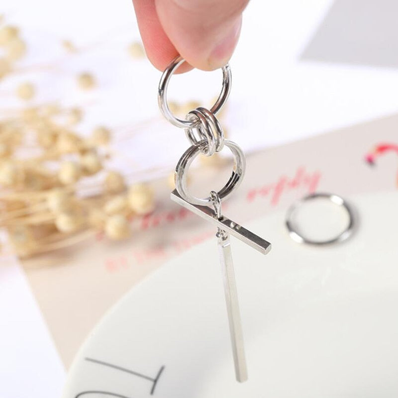 Korean Fashion Style Punk Bangtnn Boys Earrings