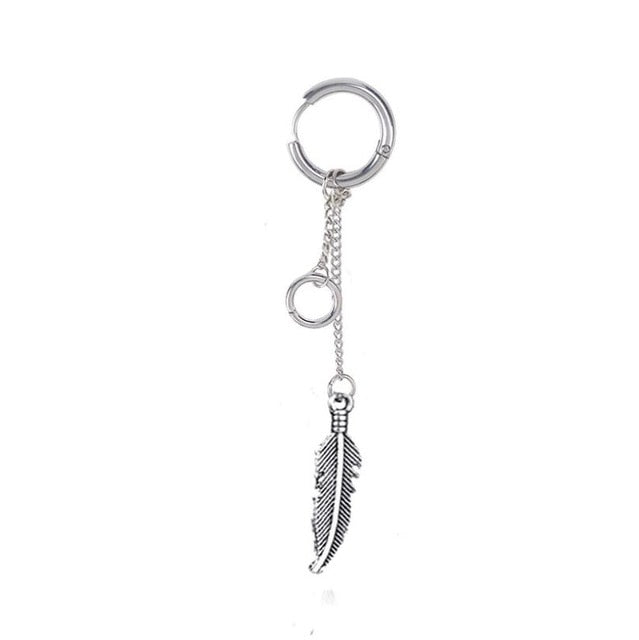 Korean Fashion Style Punk Bangtnn Boys Earrings