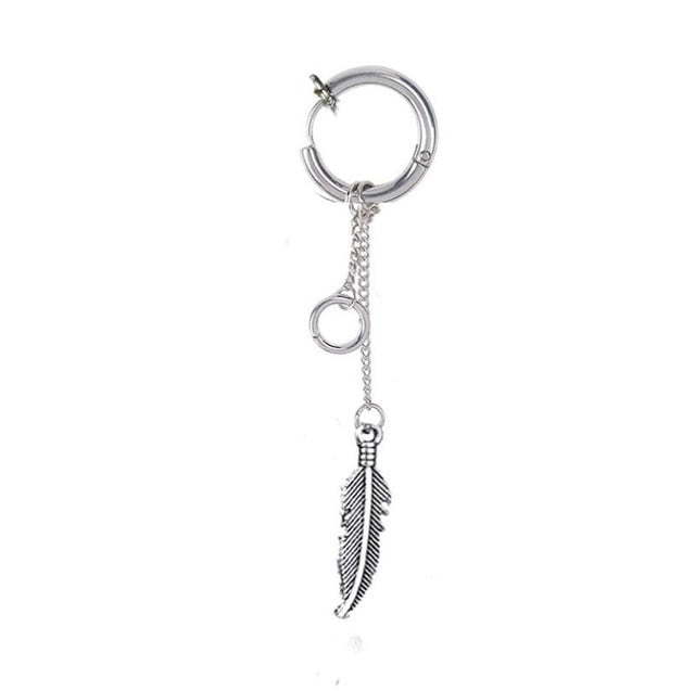 Korean Fashion Style Punk Bangtnn Boys Earrings