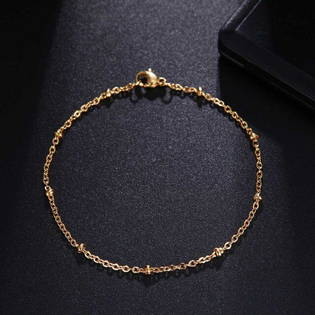 Gold Silver Color For Pendant Gold beads Donot Fade Bracelets For Man