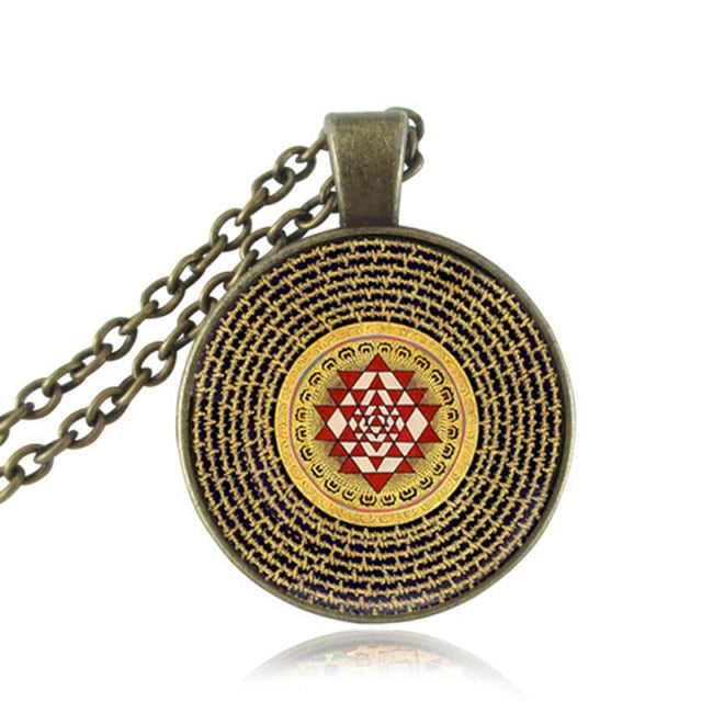 Sri Yantra chakra Necklaces & Pendants