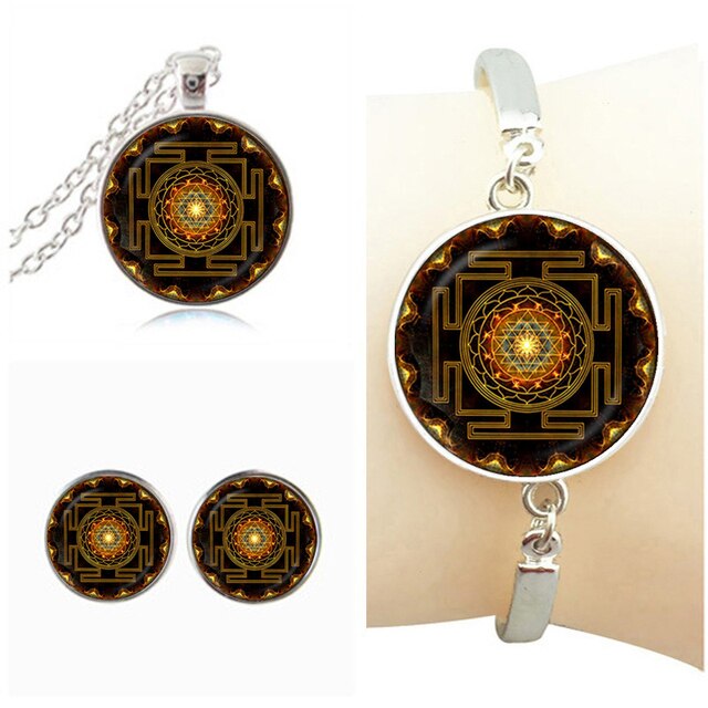 Sri Yantra chakra Necklaces & Pendants