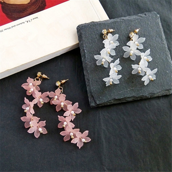 Fashion Trendy earrings flowers stud earrings