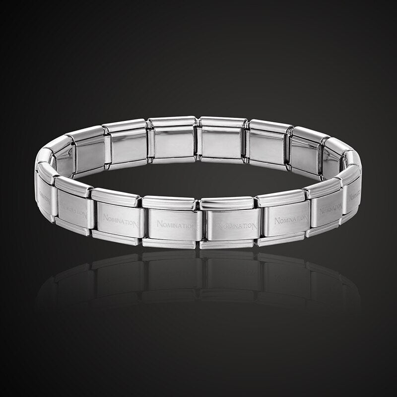 stainless steel bracelet letter and stretch fashion bangle