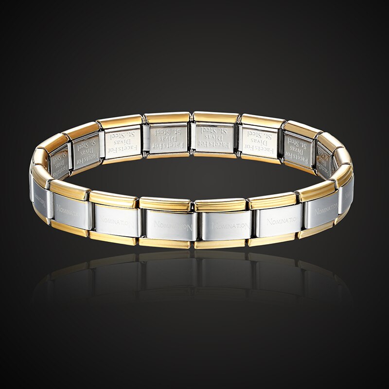 stainless steel bracelet letter and stretch fashion bangle