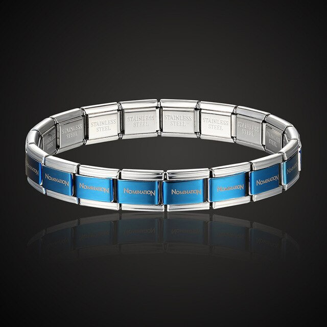 stainless steel bracelet letter and stretch fashion bangle