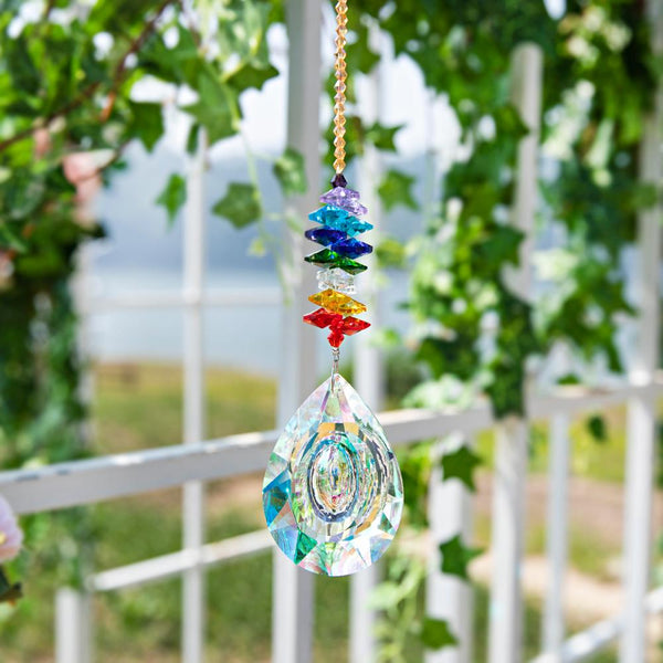 Chakra Hanging 76mm Chandelier Crystal Prisms