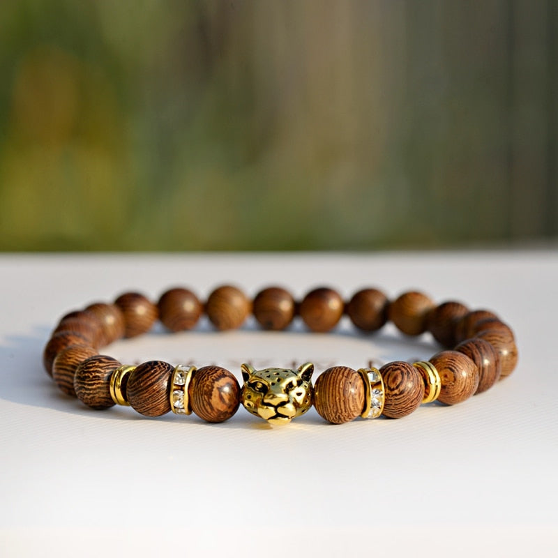Trendy White Turquoises Stone Charm Bracelet Men