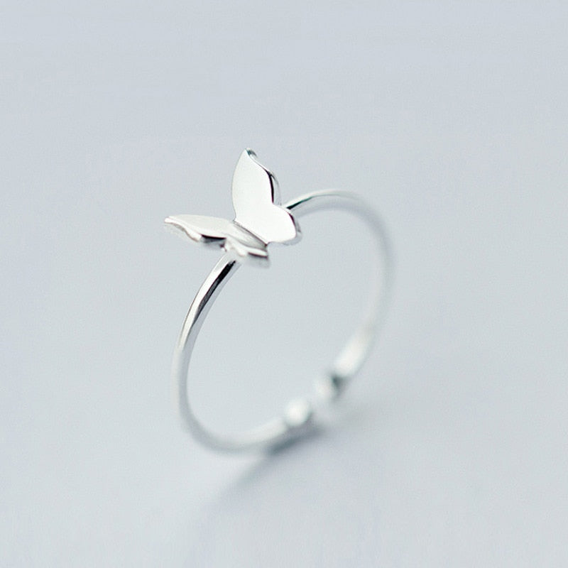 925 S Sterling Silver  Butterfly Cocktail Ring