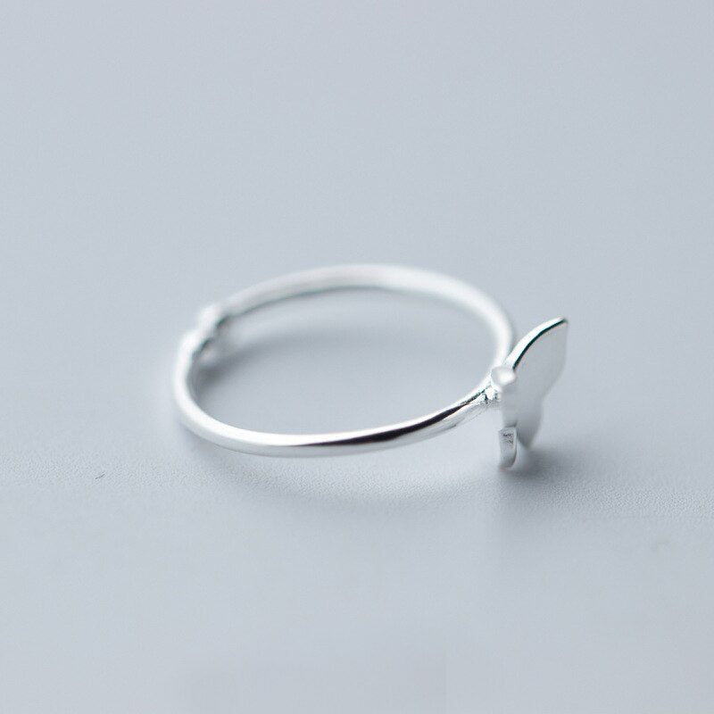 925 S Sterling Silver  Butterfly Cocktail Ring
