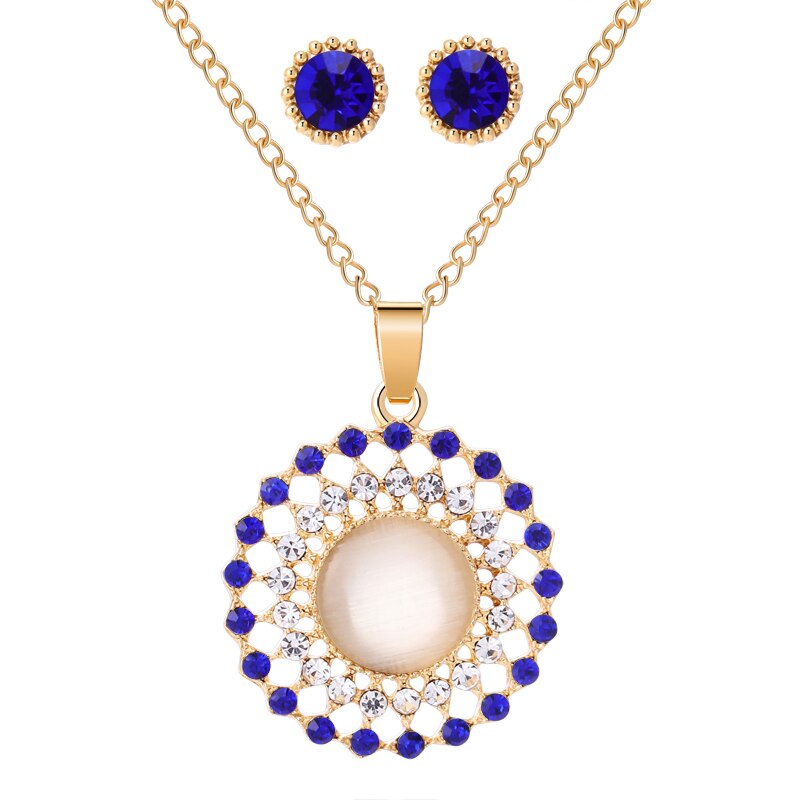 New Design Round OPal Jewelry Sets