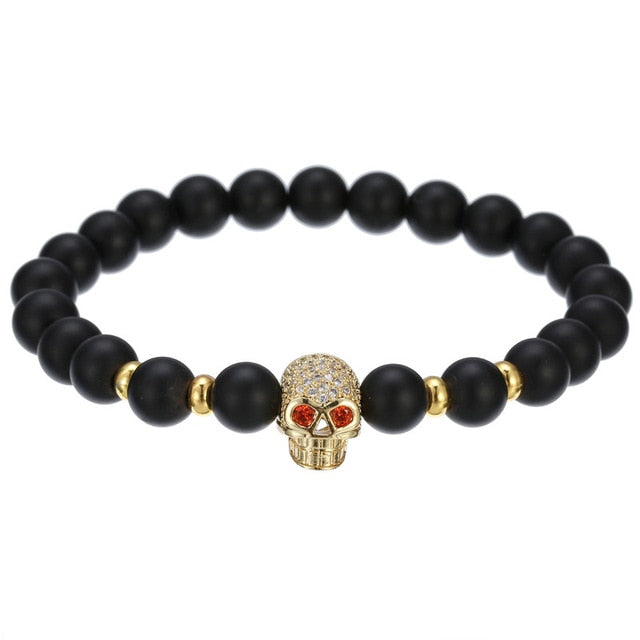 Fashion Micro CZ King crown charm bracelet