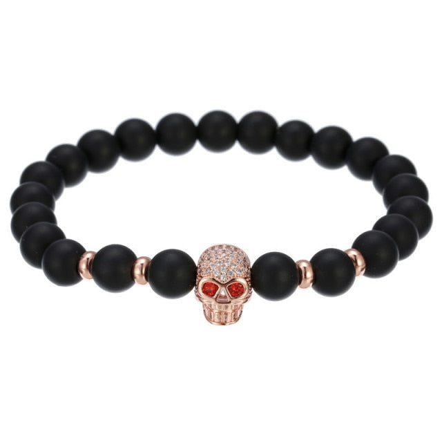 Fashion Micro CZ King crown charm bracelet