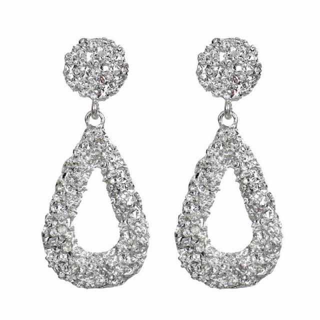 Big Earrings Exaggerated Matte Stud Earrings For Women