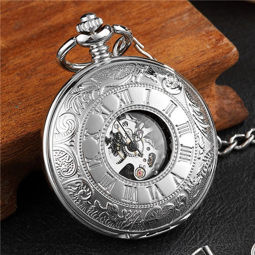 Vintage 2 Sides Open Case Mechanical Men's Watch