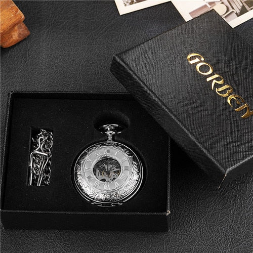 Vintage 2 Sides Open Case Mechanical Men's Watch