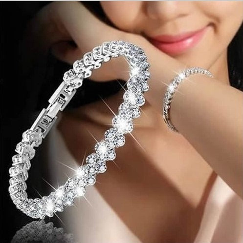 Nueva pulsera de moda estilo romano para mujer