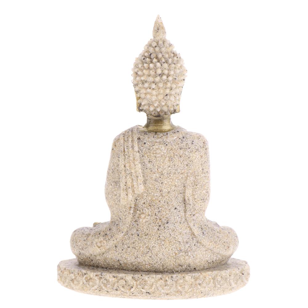 Sandstone Meditation Buddha Statue