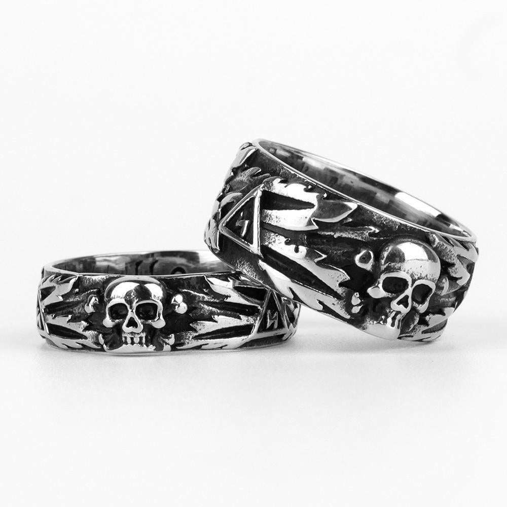 Domineering Skull Devil Stainless Steel Men Rings