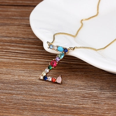 High Quality Women Initial Letter Necklace