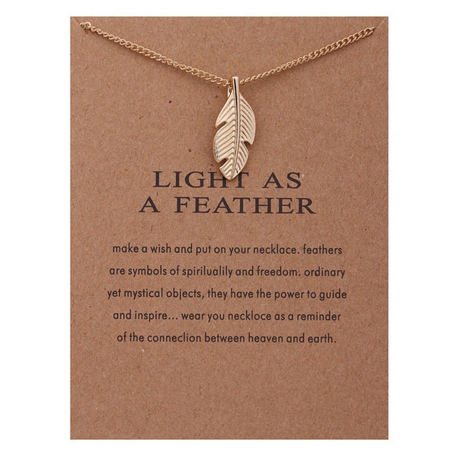 Clover Unicorn Luck Pendant Necklaces