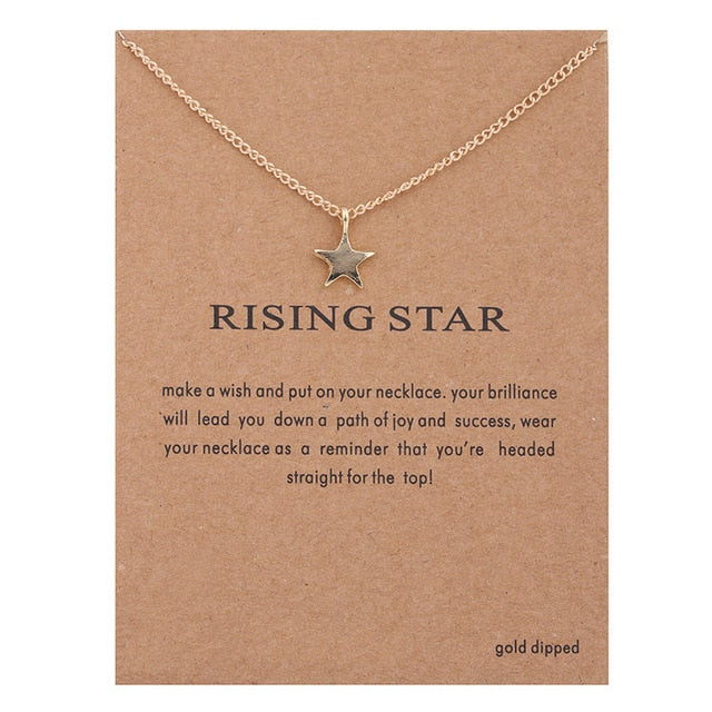 Clover Unicorn Luck Pendant Necklaces