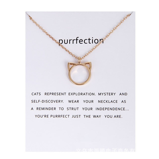 Clover Unicorn Luck Pendant Necklaces