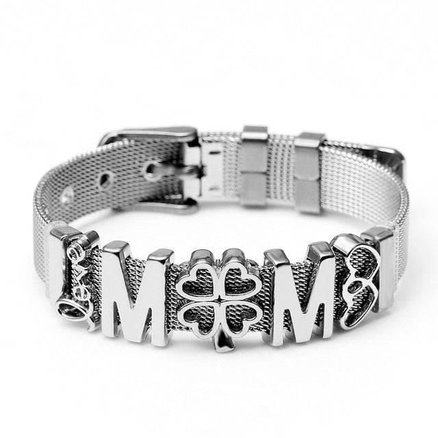 Colorful Stainless Steel Mesh Watch Belt Bracelets For Women