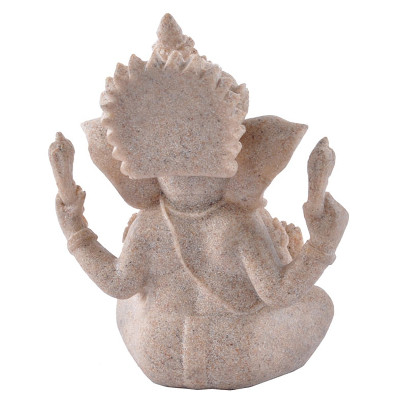 Sandstone Ganesha Ganapati Ganesh -Elephant Buddha Statue