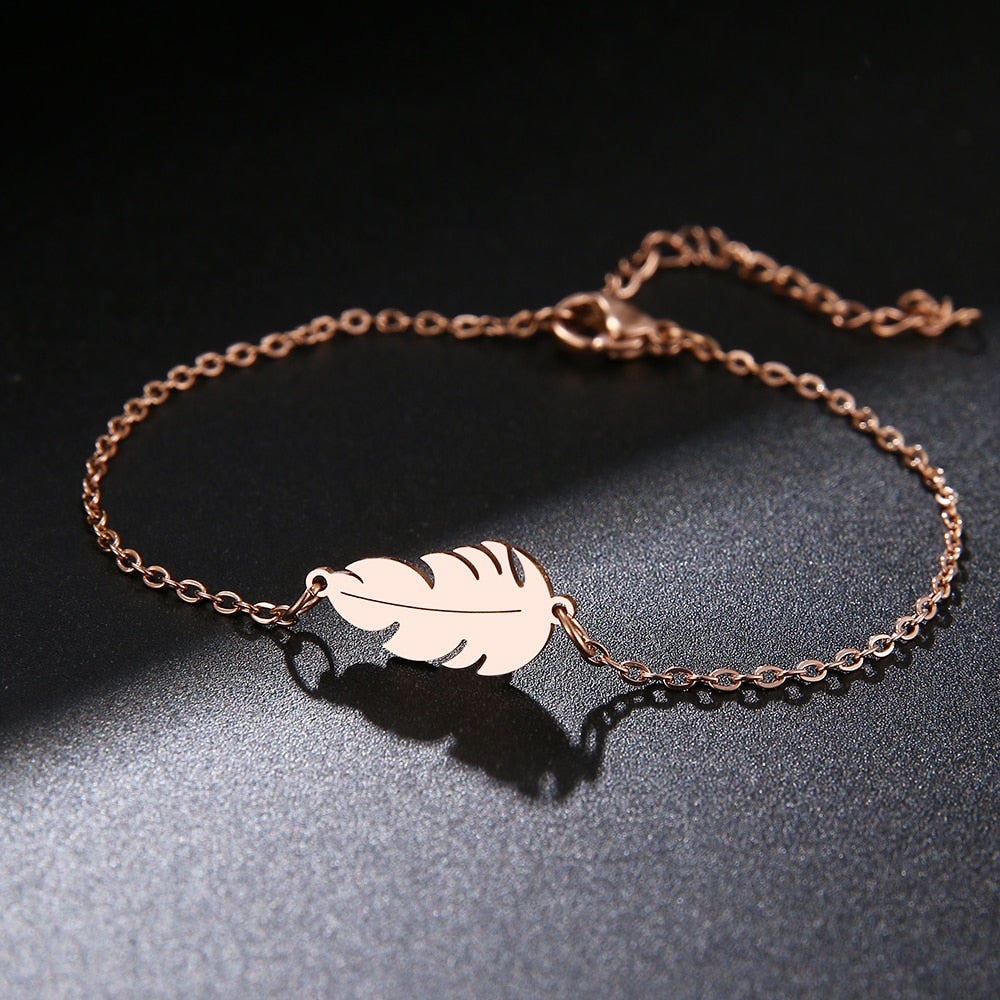 Gold And Rose Gold Color Pulseira Bracelet For Women