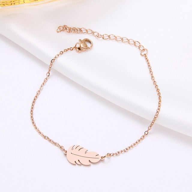 Gold And Rose Gold Color Pulseira Bracelet For Women