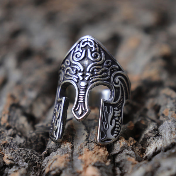 Scandinavian Pagan Norse Rune Stainless Steel Rings