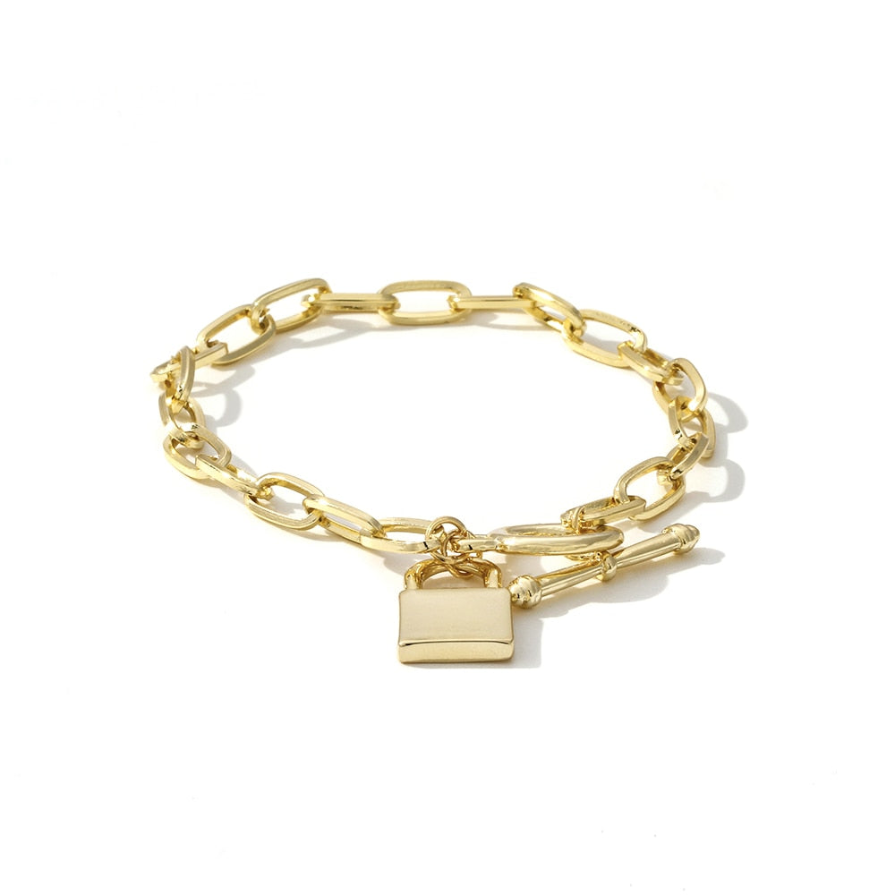 Combination Bracelet Trendy Gold Imitation Pearls Bangle