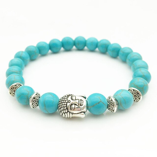 Black Lava Rock- 7 Chakra  Balance Bracelet