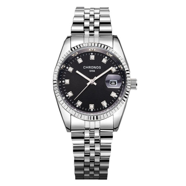 Luxury Gold  Couple Watch Diamond Women's Watch
