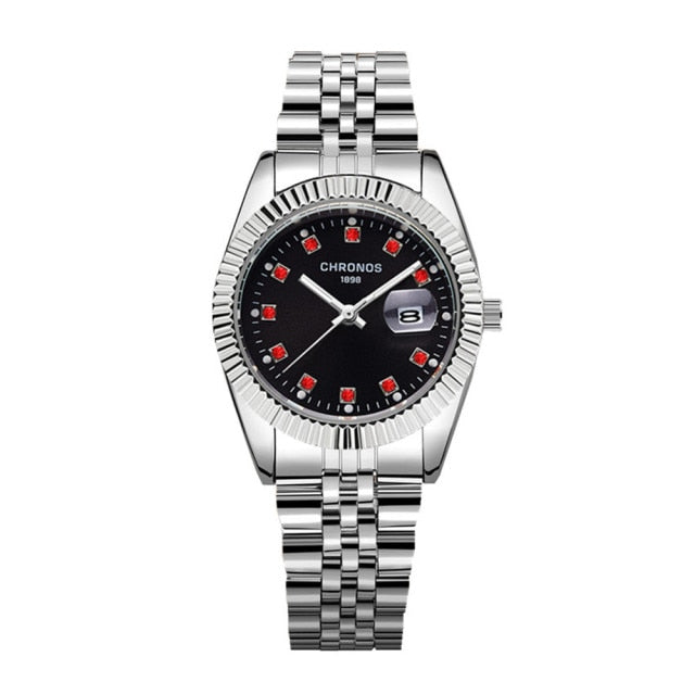Luxury Gold  Couple Watch Diamond Women's Watch