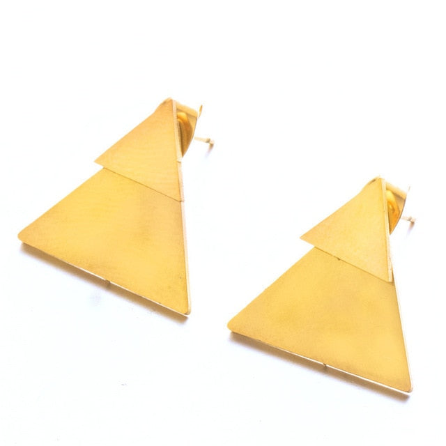 Personality Trendy Three ways to wear Triangle Earring