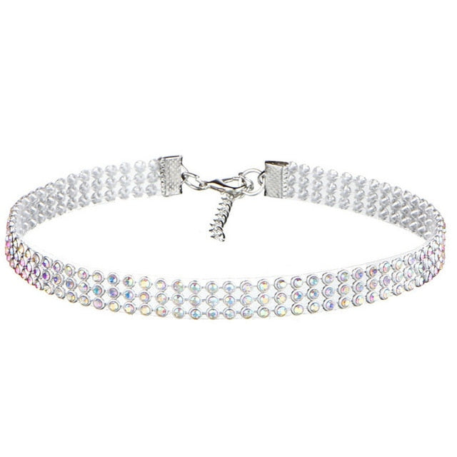 Crystal Rhinestone Choker Necklace