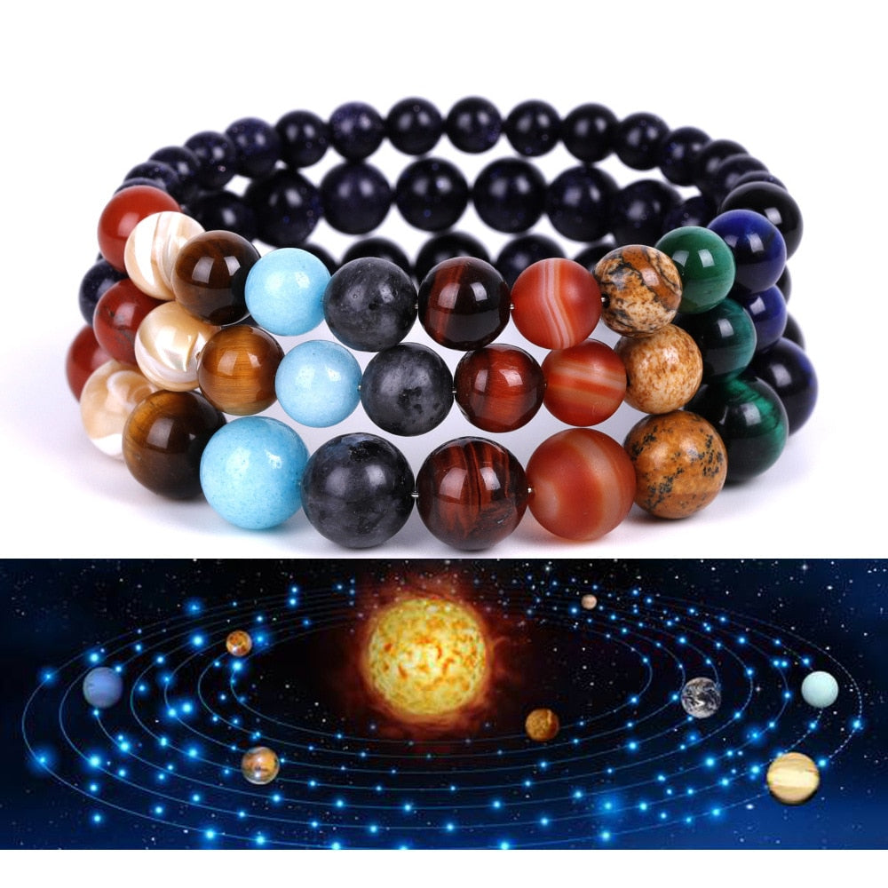 Galaxy Solar System Bracelet