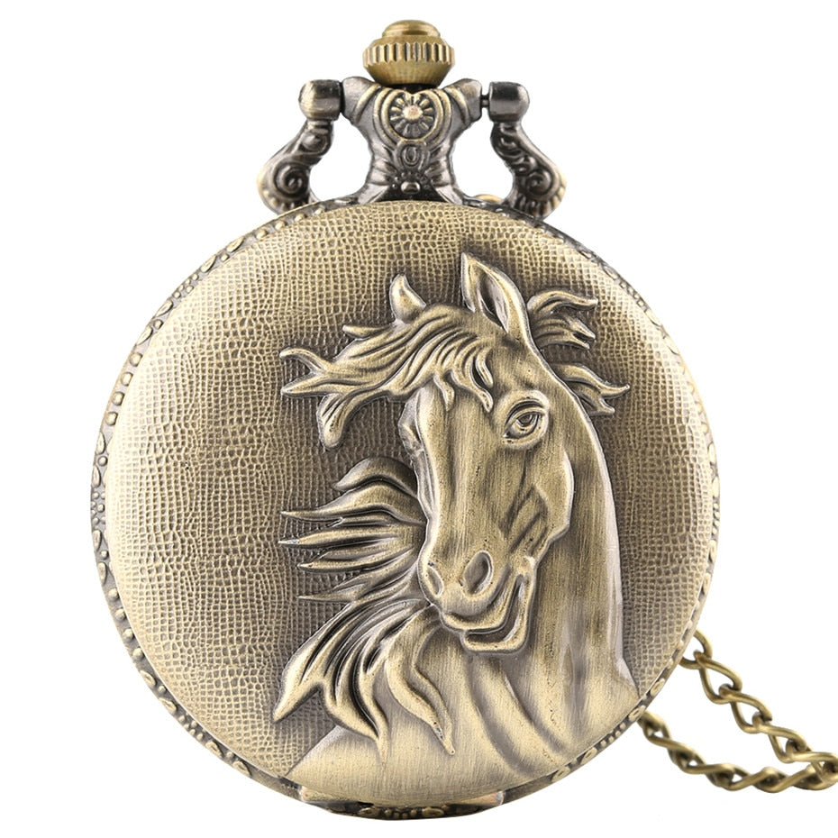 Vintage Bronze Pocket Watch